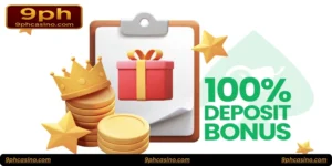 Deposit 100% bonus at 9ph