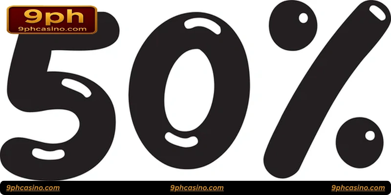 Top up and get extra 50% coins