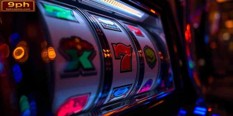 Casino Slot Reels Close-Up